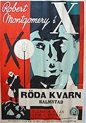 The Mystery of Mr X 1934 movie poster Robert Montgomery