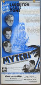 Mutiny on the Bounty 1935 movie poster Charles Laughton Clark Gable Franchot Tone Frank Lloyd