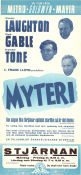 Myteri 1935 poster Charles Laughton Clark Gable Franchot Tone Frank Lloyd