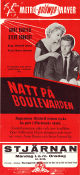 Natt på boulevarden 1955 poster Anne Baxter Steve Forrest Simone Renant Richard Thorpe Film Noir