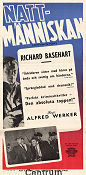 He Walked by Night 1949 poster Rickard Basehart Alfred Werker