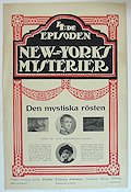 New Yorks mysterier 4 1917 movie poster Elaine Dodge