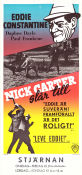 Nick Carter slår till 1964 poster Eddie Constantine Daphné Dayle Paul Frankeur Henri Decoin