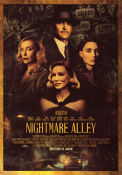 Nightmare Alley 2021 movie poster Bradley Cooper Cate Blanchett Toni Collette Guillermo del Toro