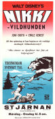 Nikki Wild Dog of the North 1961 movie poster Jean Coutu Émile Genest Uriel Luft Jack Couffer Dogs