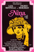 Nina 1976 poster Liza Minnelli Ingrid Bergman Charles Boyer Vincente Minnelli