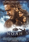 Noah 2014 movie poster Russell Crowe Jennifer Connelly Anthony Hopkins Darren Aronofsky 3-D Religion Ships and navy