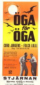 Öga för öga 1957 poster Curd Jürgens Folco Lulli Lea Padovani André Cayatte