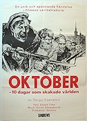 Oktober 1973 movie poster Sergej Eisenstein Russia Politics