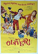 Oliver 1968 movie poster Ron Moody Carol Reed Writer: Charles Dickens Musicals