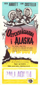 Olycksfåglarna i Alaska 1952 poster Bud Abbott Lou Costello Mitzi Green Jean Yarbrough Berg