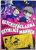 Olycksfåglarna möter osynlige mannen 1951 poster Abbott and Costello Bud Abbott Lou Costello Nancy Guild Charles Lamont