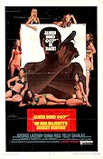 On Her Majesty´s Secret Service 1970 movie poster George Lazenby Telly Savalas Diana Rigg Ladies