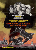 Once Upon a Time in the West 1969 movie poster Charles Bronson Claudia Cardinale Henry Fonda Jason Robards Sergio Leone