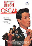 Oscar VHS 1990 video poster Sylvester Stallone John Landis