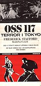 OSS 117 terror i Tokyo 1967 poster Frederick Stafford