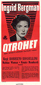 Non credo piu all´amore 1954 movie poster Ingrid Bergman Mathias Wieman Roberto Rossellini