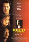 Outbreak 1995 movie poster Dustin Hoffman Rene Russo Kevin Spacey Wolfgang Petersen