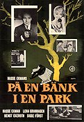 På en bänk i en park 1960 movie poster Lena Granhagen Hasse Ekman Telephones