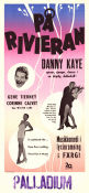 På Rivieran 1951 poster Danny Kaye Gene Tierney Corinne Calvet Walter Lang Musikaler