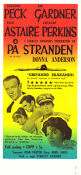 På stranden 1959 poster Gregory Peck Ava Gardner Fred Astaire Anthony Perkins Stanley Kramer Strand