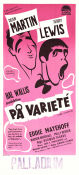 På varieté 1951 poster Dean Martin Jerry Lewis Polly Bergen Norman Taurog Dans