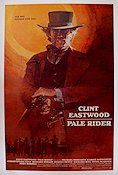 Pale Rider 1985 movie poster Clint Eastwood