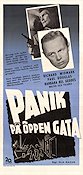 Panic in the Streets 1950 movie poster Richard Widmark Paul Douglas Elia Kazan Film Noir
