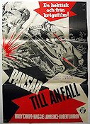 Pansar till anfall 1959 poster Wally Campo Krig