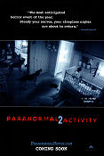 Paranormal Activity 2 2010 movie poster Katie Featherston Micah Sloat Tod Williams