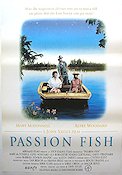 Passion Fish 1992 movie poster Mary McDonnell Alfre Woodard Angela Bassett John Sayles Fish and shark Ships and navy