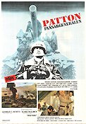 Patton 1970 movie poster George C Scott Karl Malden Franklin J Schaffner War
