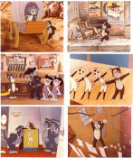 Pelle Svanslös i Amerikatt 1985 lobby card set Stig Lasseby Jan Gissberg Find more: Pelle Svanslös Animation From comics Cats