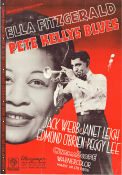 Pete Kelly´s Blues 1955 movie poster Ella Fitzgerald Janet Leigh Edmond O´Brien Peggy Lee Lee Marvin Jack Webb Jazz