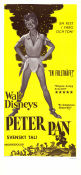 Peter Pan 1953 movie poster Bobby Driscoll Clyde Geronimi Writer: JM Barrie Animation Kids