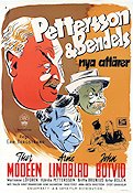 Pettersson och Bendels nya affärer 1945 movie poster Thor Modéen John Botvid Arne Lindblad Hjördis Petterson