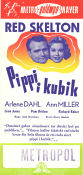 Pippi i kubik 1950 poster Red Skelton Arlene Dahl Ann Miller Jack Donohue