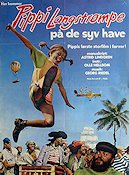 Pippi in the South Seas 1970 movie poster Inger Nilsson Beppe Wolgers Writer: Astrid Lindgren Find more: Pippi Långstrump