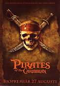 Pirates of the Caribbean 2003 poster Johnny Depp Gore Verbinski