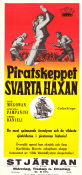 Piratskeppet Svarta häxan 1961 poster Don Megowan Silvana Pampanini Emma Danieli Domenico Paolella Äventyr matinée