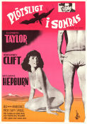 Suddenly Last Summer 1959 movie poster Elizabeth Taylor Montgomery Clift Katharine Hepburn Joseph L Mankiewicz