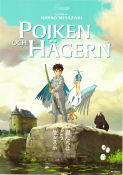 Pojken och hägern 2023 poster Soma Santoki Hayao Miyazaki Animerat Filmen från: Japan