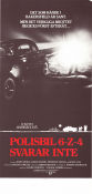 Polisbil 6-Z-4 svarar inte 1979 poster John Savage James Woods Franklyn Seales Harold Becker Poliser