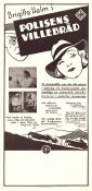 Polisens villebråd 1933 poster Brigitte Helm Gustaf Gründgens Wolfgang Liebeneiner Johannes Meyer