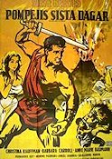 The Last Days of Pompeii 1960 poster Steve Reeves