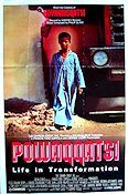 Powaqqatsi 1988 movie poster Christie Brinkley David Brinkley Patrick Disanto Godfrey Reggio Documentaries