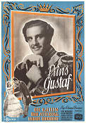 Prins Gustaf 1944 movie poster Alf Kjellin Mai Zetterling Lennart Bernadotte Schamyl Bauman
