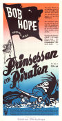 The Princess and the Pirate 1944 movie poster Bob Hope Virginia Mayo Walter Brennan David Butler