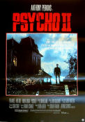 Psycho II 1983 movie poster Anthony Perkins Meg Tilly Vera Miles Richard Franklin