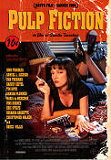 Pulp Fiction 1994 poster John Travolta Bruce Willis Uma Thurman Samuel L Jackson Tim Roth Quentin Tarantino Cult movies
